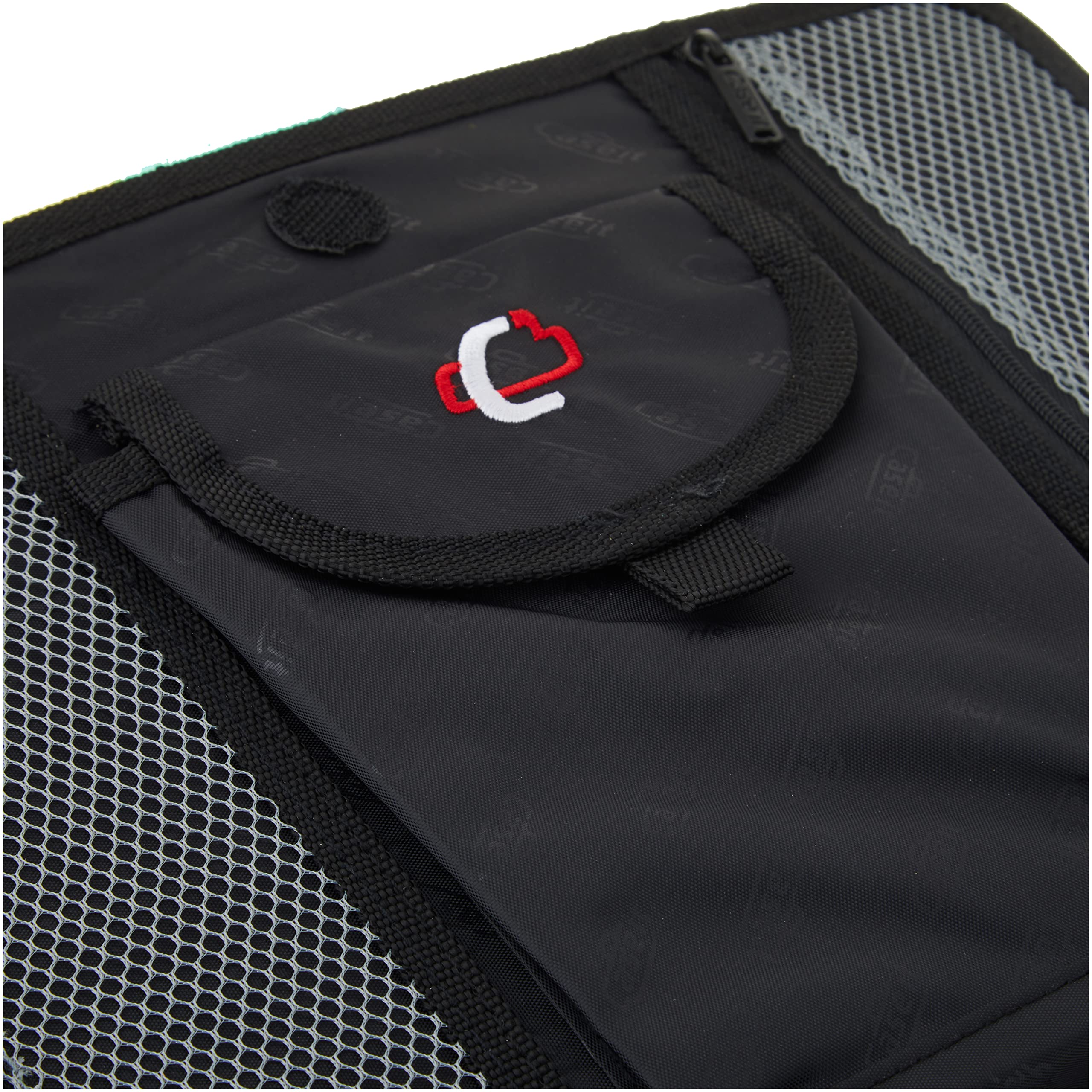 Case It 5-Tab Binder Accessory, 5-colored tabbed, 6 pocket expanding file, fits any standard 3 ring letter size binder, additional zippered mesh pockets for pen storage, ACC-21, Black - Image 8