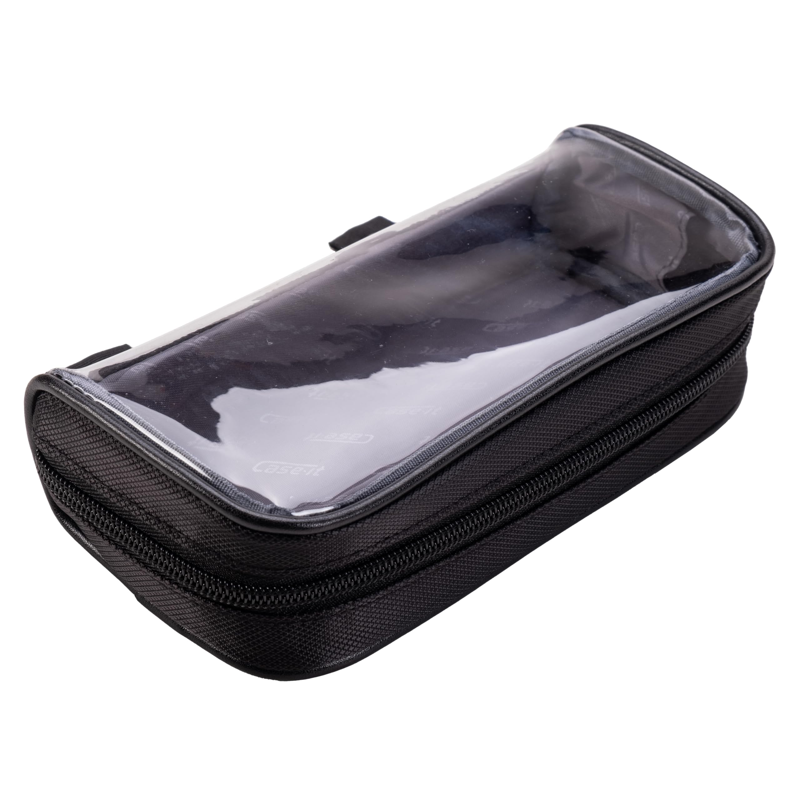 Case-it 6-Pack The Clear Pouch, Clear Window Zipper Pencil Case with Grommets, pencil pouch, Scientific Calculator Case, Zipper Pencil Pouches Bulk, 2 x 4 x 8.3 Inches, PLP-150-CLR-C, Black - Image 4