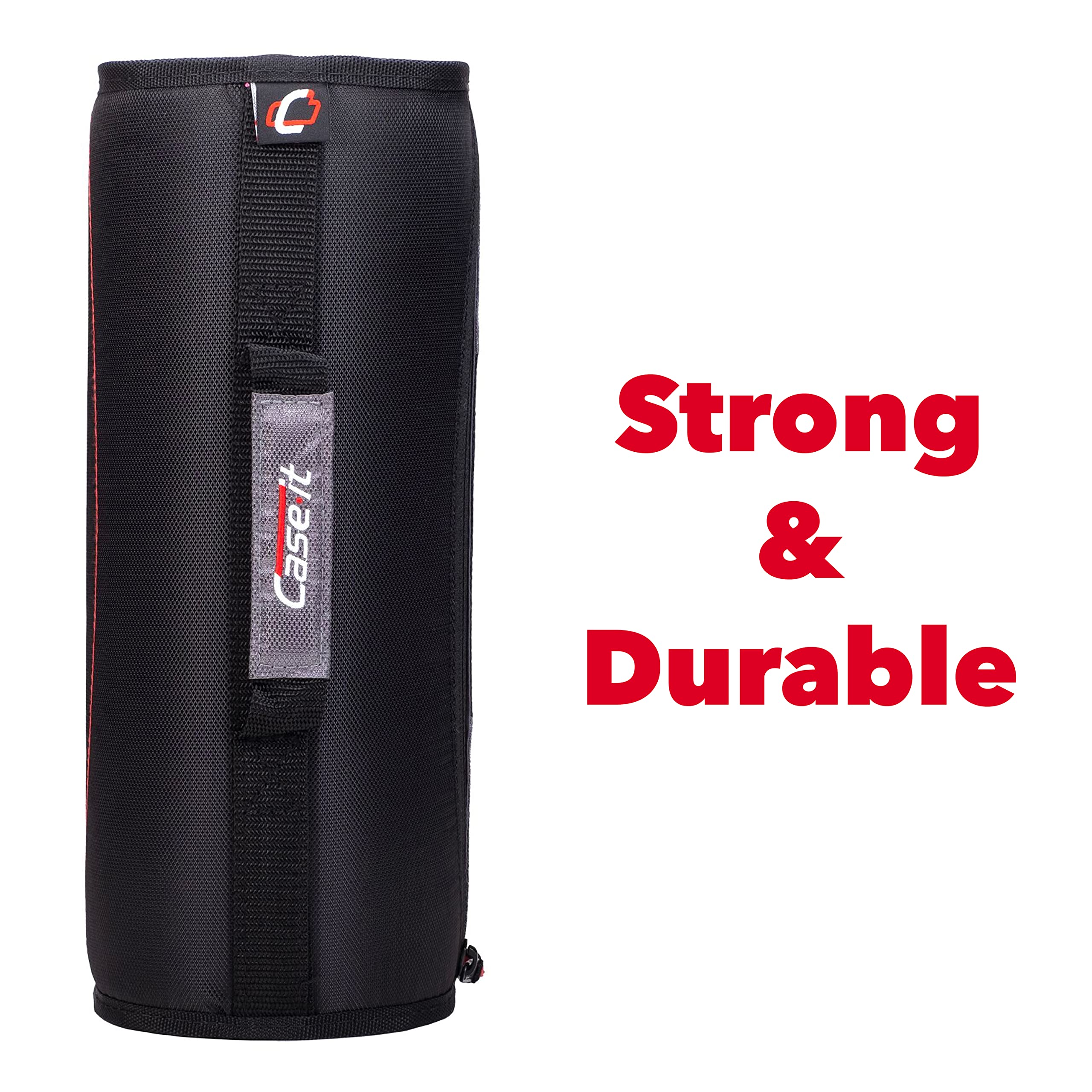 Case-it King Sized Binder 4-Inch D-Ring Jet Black | 800 Sheet Capacity | 5 Subject File Folder | With Shoulder Strap | Pack of 4 - Image 10