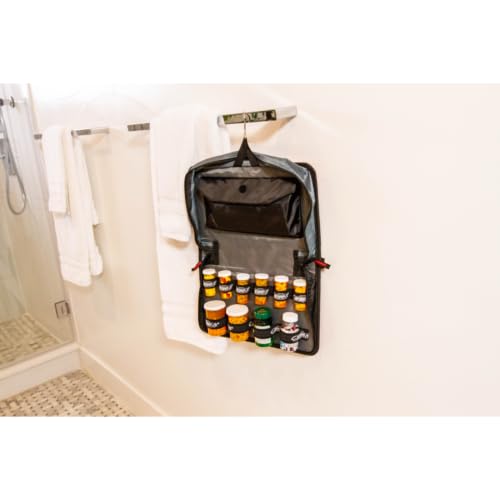 Med Manager Mini Medicine Organizer and Pill Case, Holds (10) Pill Bottles - (6) Standard Size and (4) Large Bottles, Purple, 12 inches x 6 inches x 3 inches - Image 10